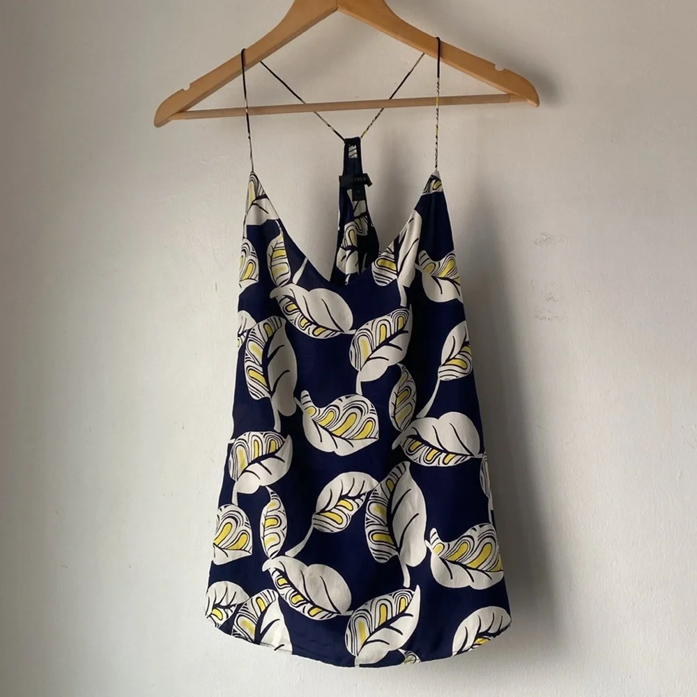 J.Crew 8 Carrie V-neck Silk Camisole Top